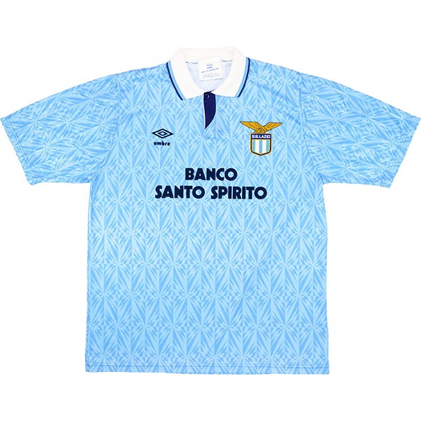 Camiseta Lazio Replica Primera Ropa Retro 1991 1992 Azul Claro